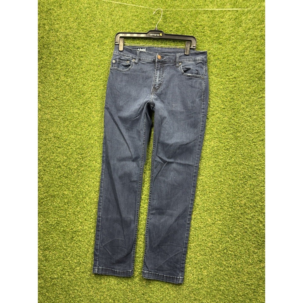 Mugsy Jeans Mens 30x29 Straight Leg Stretch Dark Wash Denim Squid Inks Casual